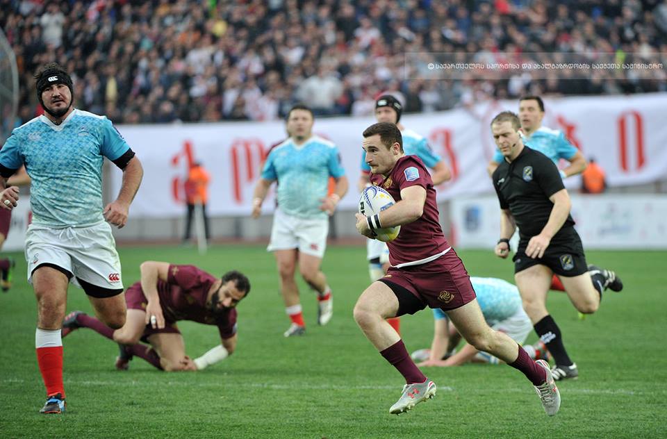 A big game of tough gentlemen: Georgian rugby team beats Russia geotv.ge